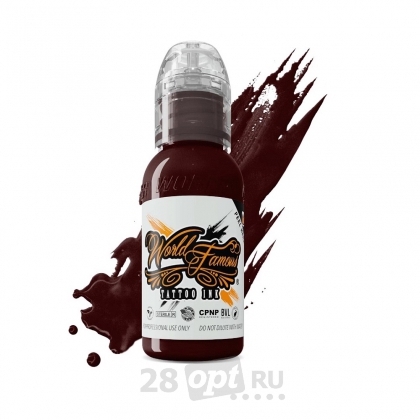 Краска для художественной татуировки World Famous Tattoo Ink, Vampire Red, 30 мл