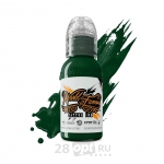 Краска для художественной татуировки World Famous Tattoo Ink, Vegas Green, 30 мл
